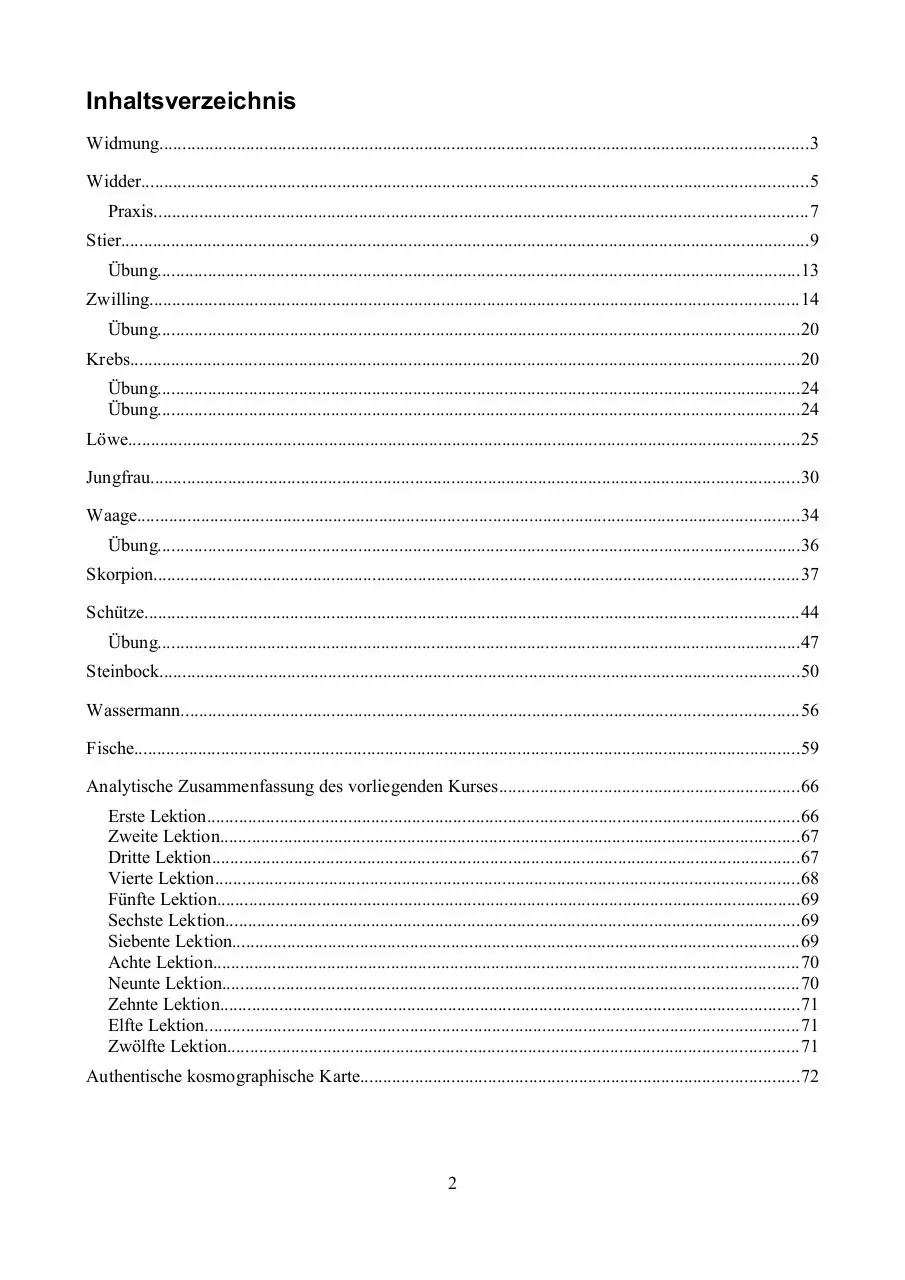 Page 2 of 66, Samael Aun Weor Kurs Uber Den Zodiak