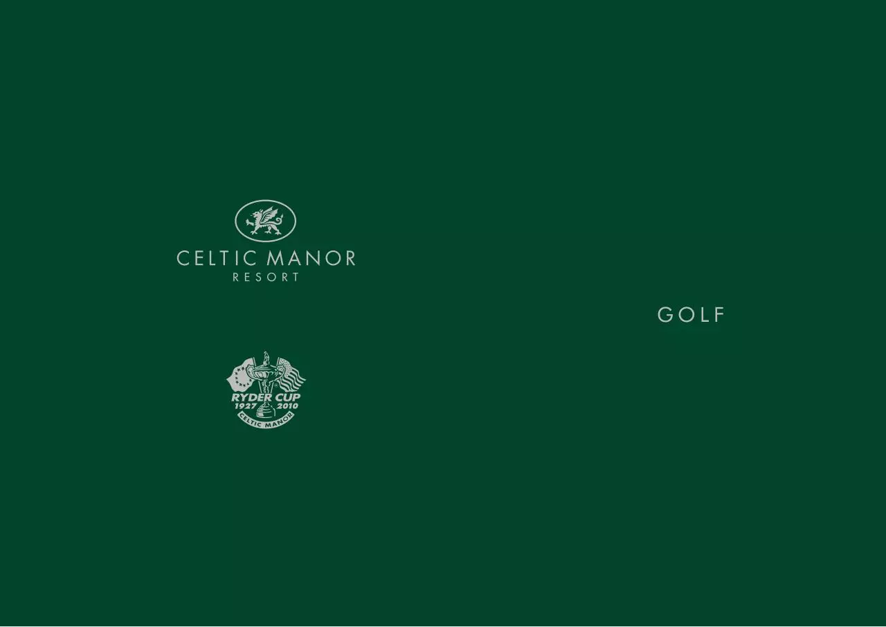 Page 1 of 36, GolfBrochure