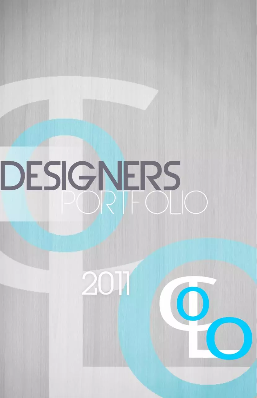 Page 1 of 9, COLO BROCHURE 2011 FINALE