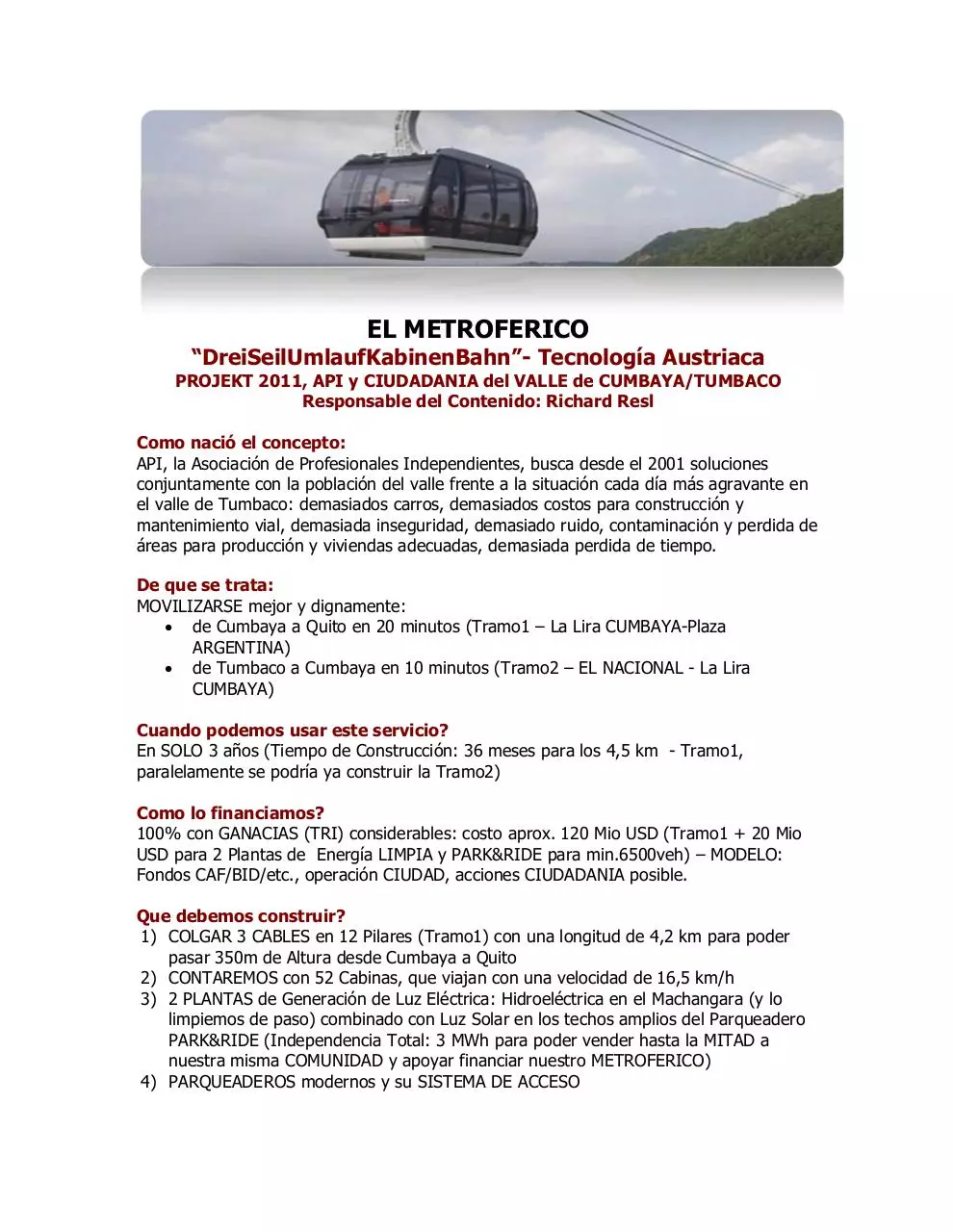 Page 1 of 3, EL METROFERICO