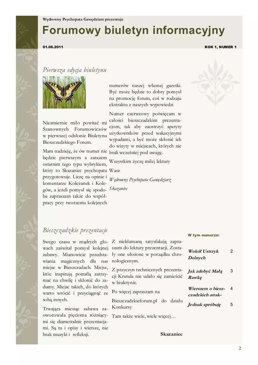 Page 2 of 7, biuletyn