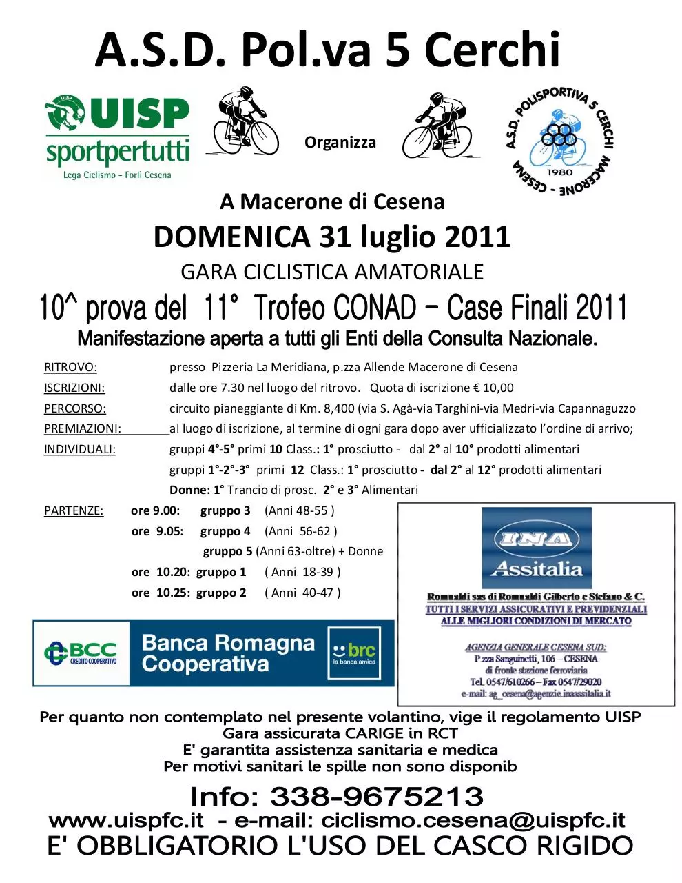 Page 1 of 1, Gara Macerone 31 07 2011