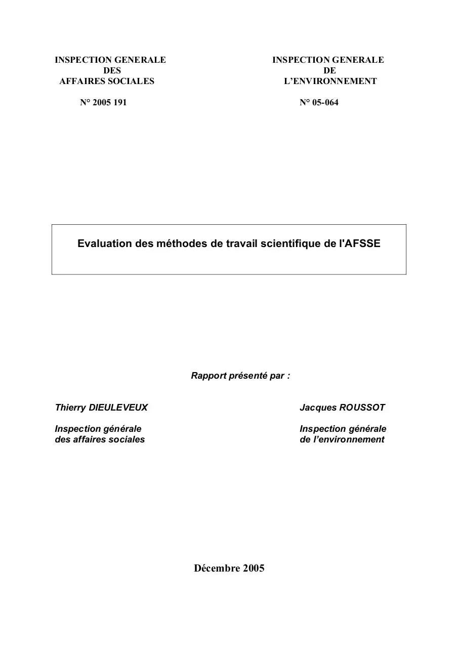 Page 3 of 100, gsm 90 rapport igas afsse 2005 telephonie mobile