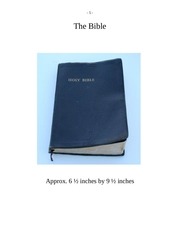 Page 5, Object Catalogue