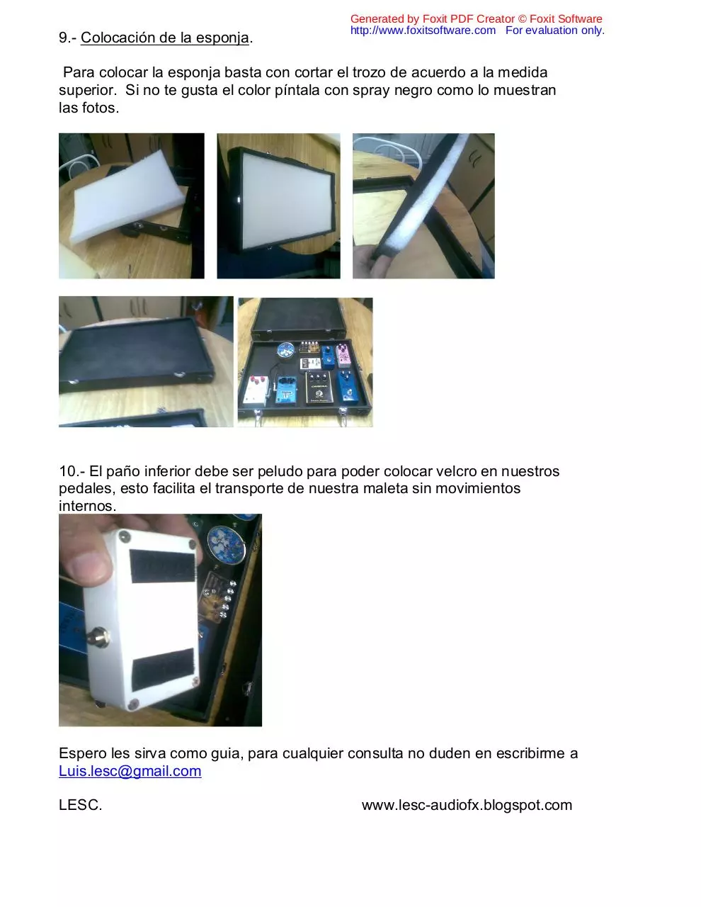 Page 5 of 5, FABRICACION DE UN CASE PARA PEDALES