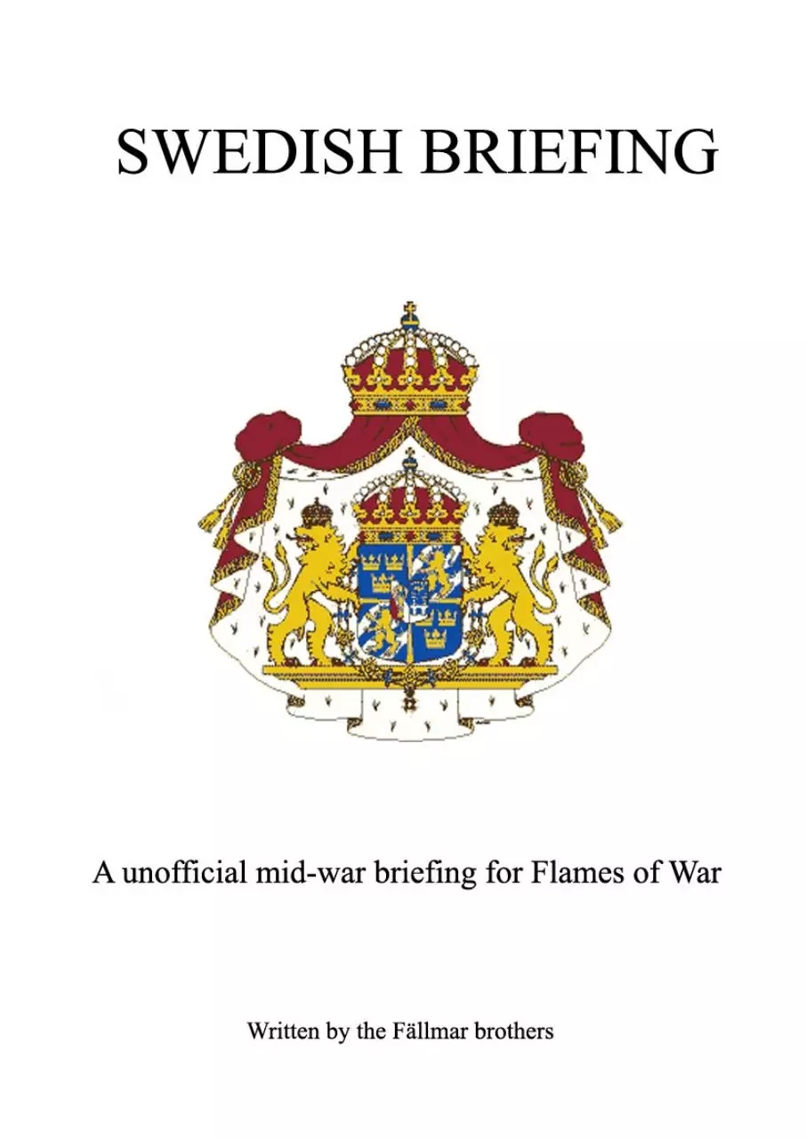 Page 1 of 21, Swedish Briefing