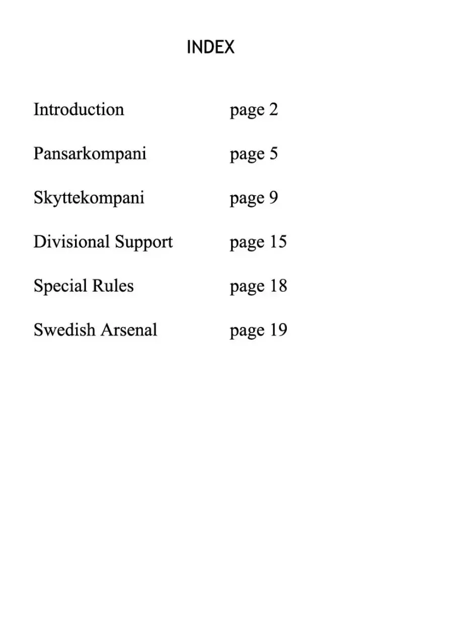 Page 2 of 21, Swedish Briefing