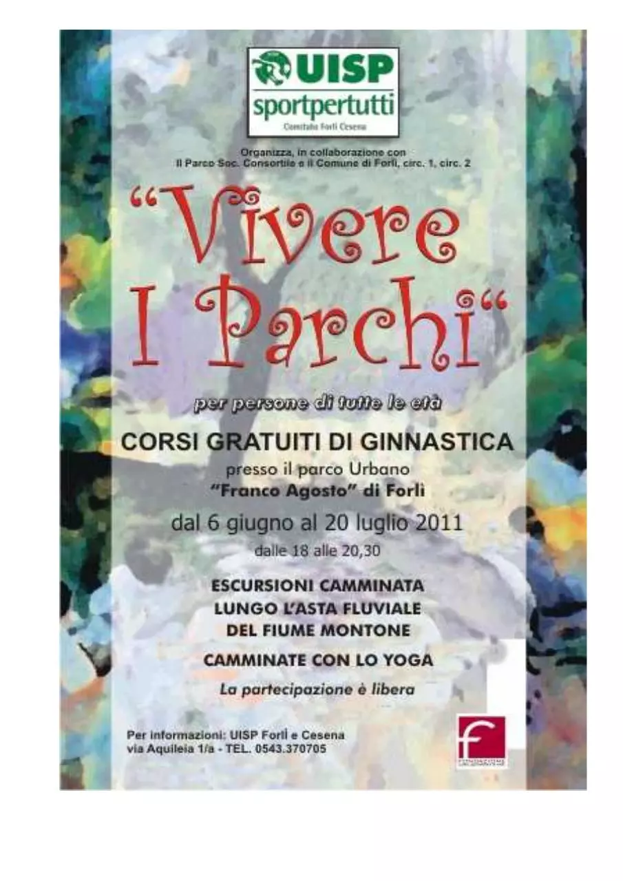 Page 1 of 3, vivere i parchi e gruppi di cammino