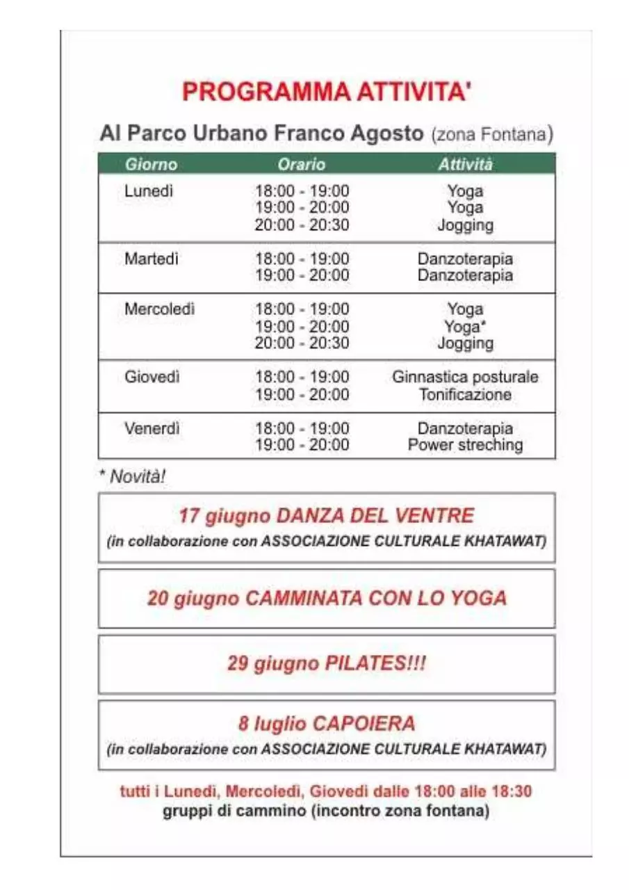 Page 2 of 3, vivere i parchi e gruppi di cammino