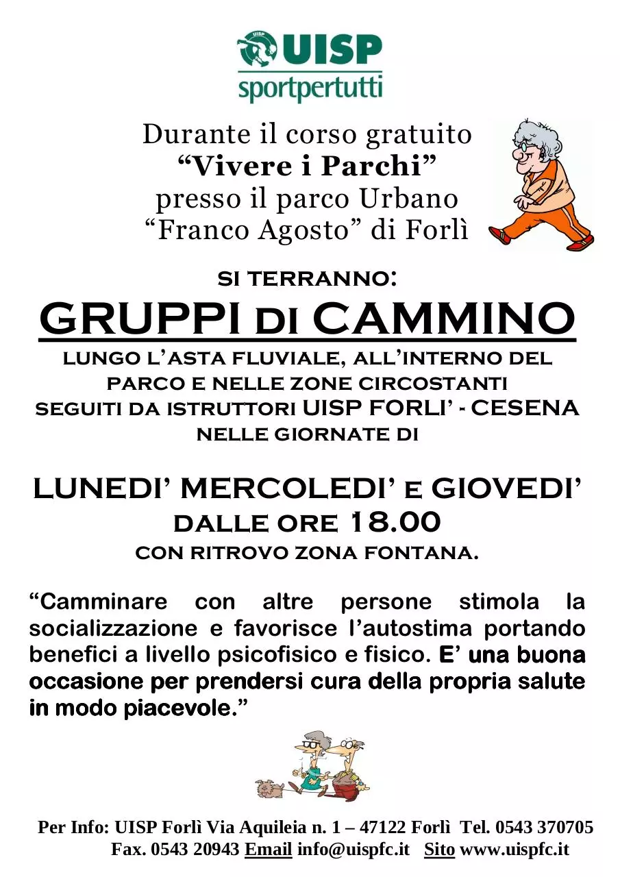 Page 3 of 3, vivere i parchi e gruppi di cammino