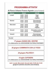 Page 2, vivere i parchi e gruppi di cammino