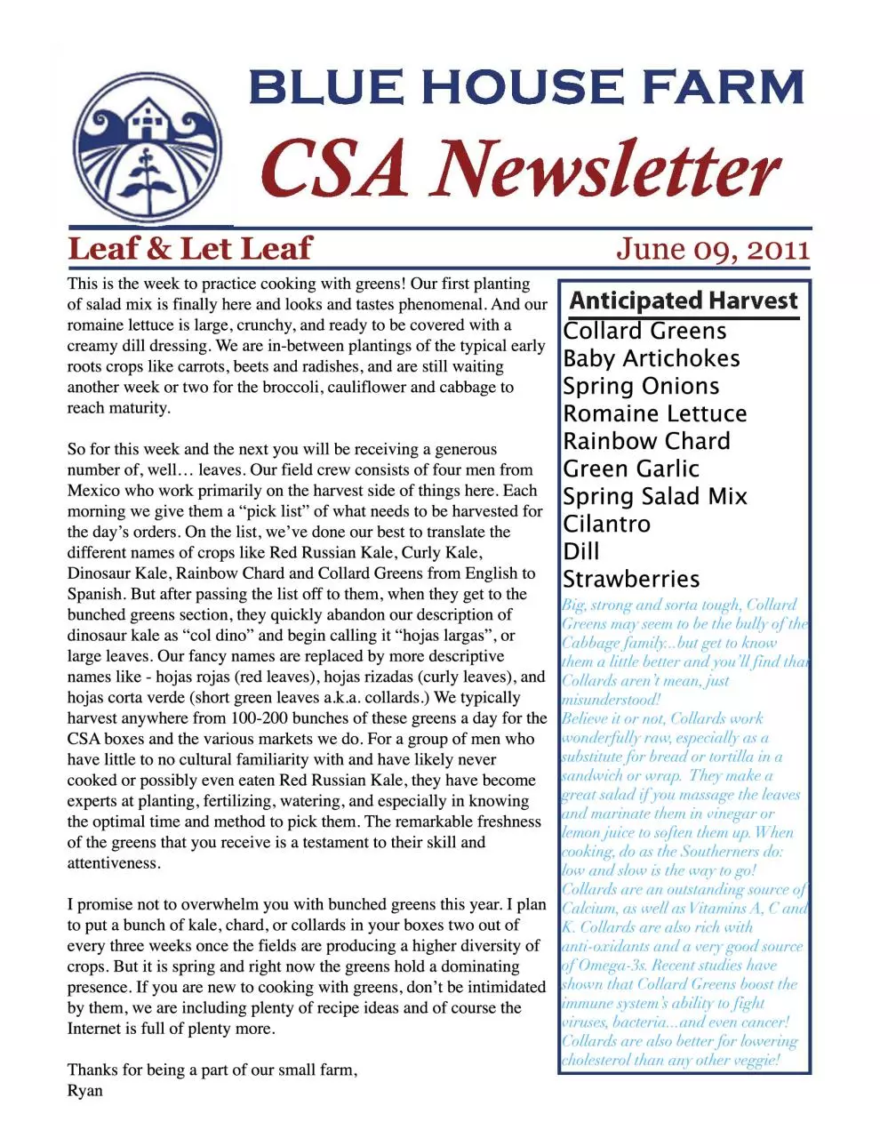 Page 1 of 2, 06.09 Newsletter