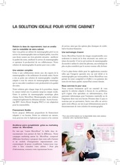Page 4, NEW MicroDose brochure 2010 French 1