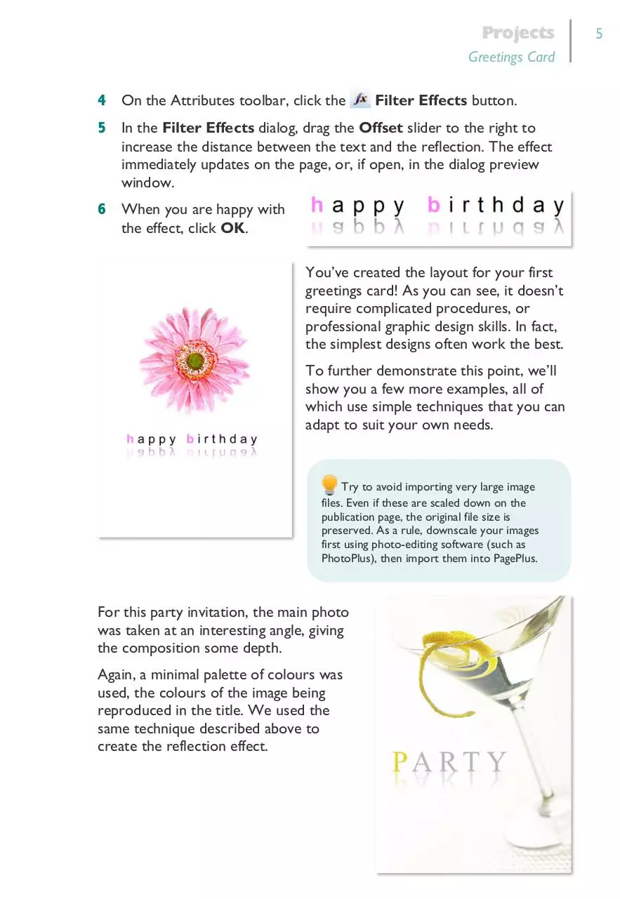 Page 5 of 10, greeting card