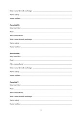 Page 2, Karta Zgłoszeniowa 1