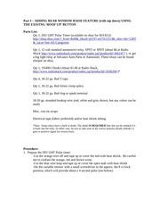 Page 2, Rear Window Control Modifications