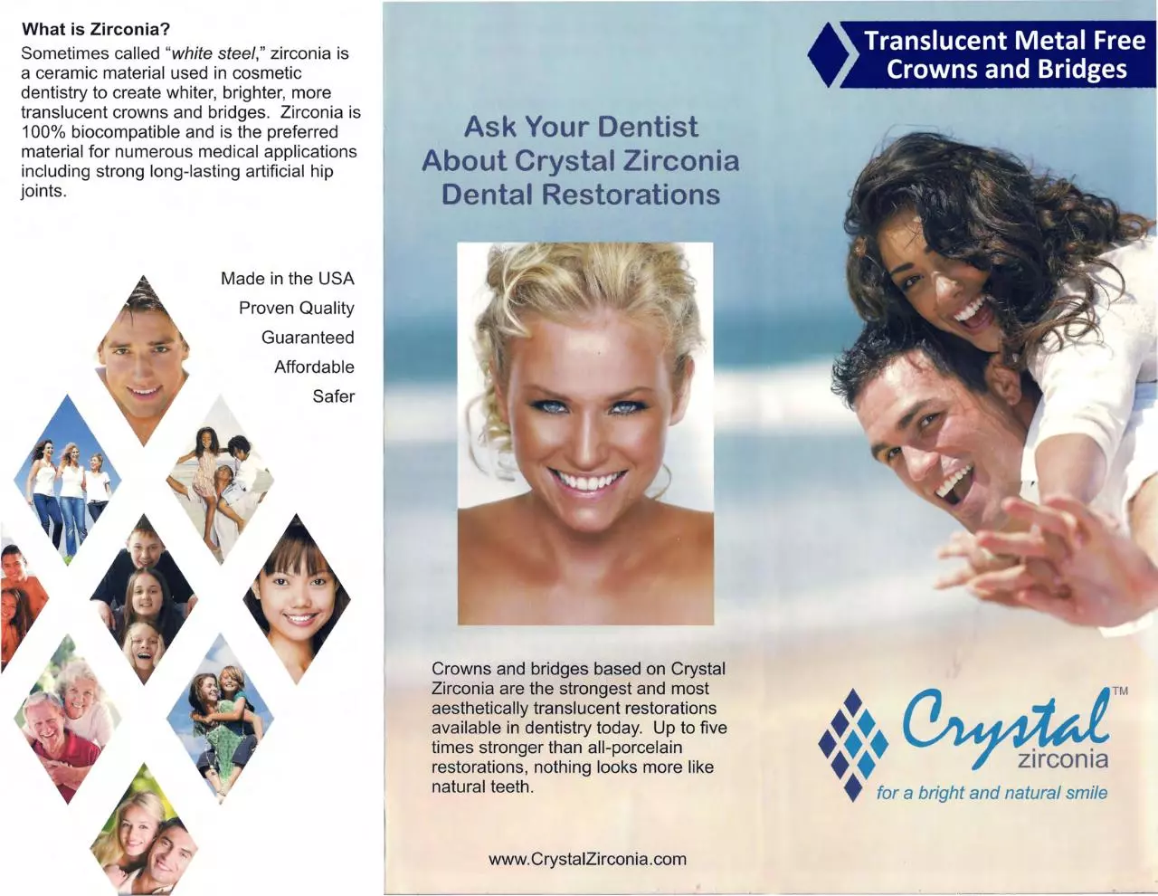 Page 1 of 2, Zirconia Brochure