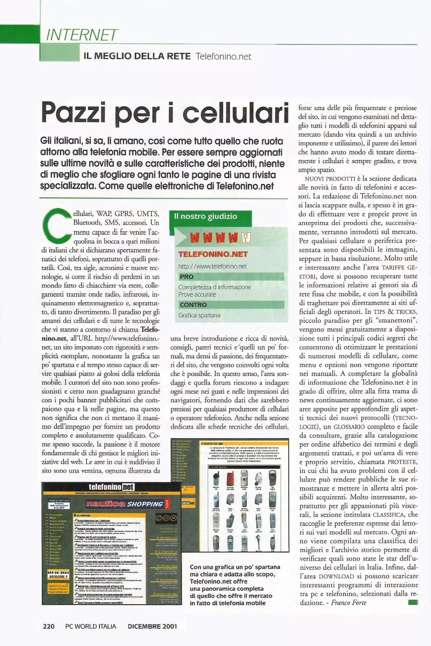 Page 1 of 1, PC World N. 130 Dicembre 2001