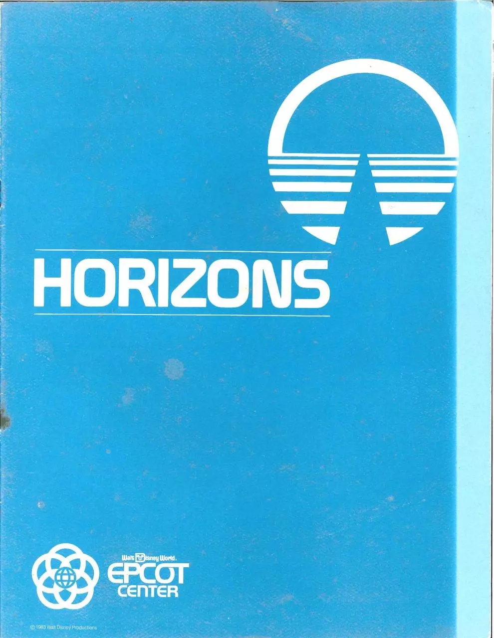 Page 1 of 8, Horizons Cast Member Brochure