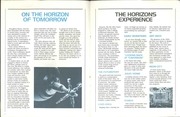 Page 3, Horizons Cast Member Brochure