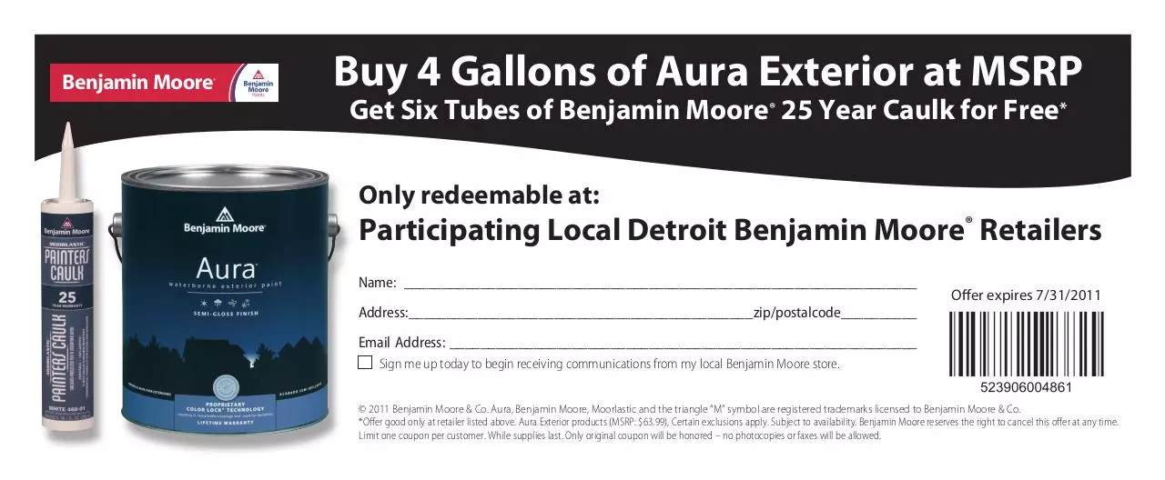 Page 1 of 1, Coupon
