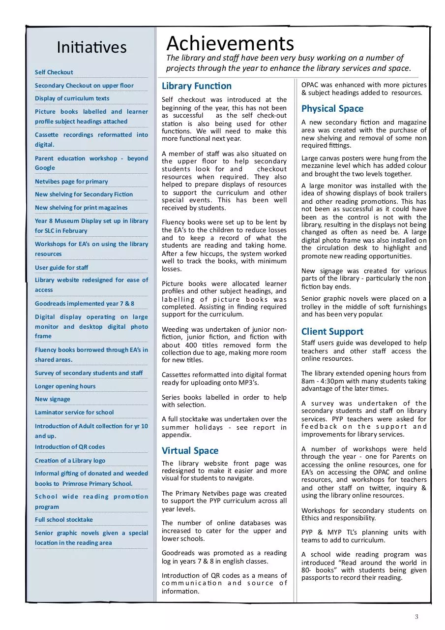 Page 3 of 27, DC Annual Report
