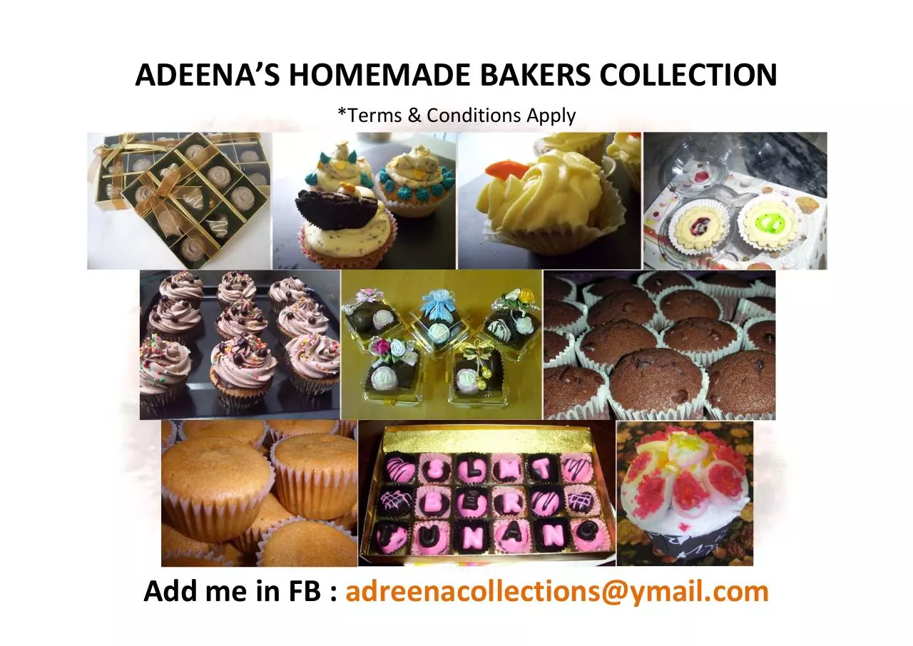 Page 1 of 2, ADEENA'S HOMEMADE CHOCOLATE