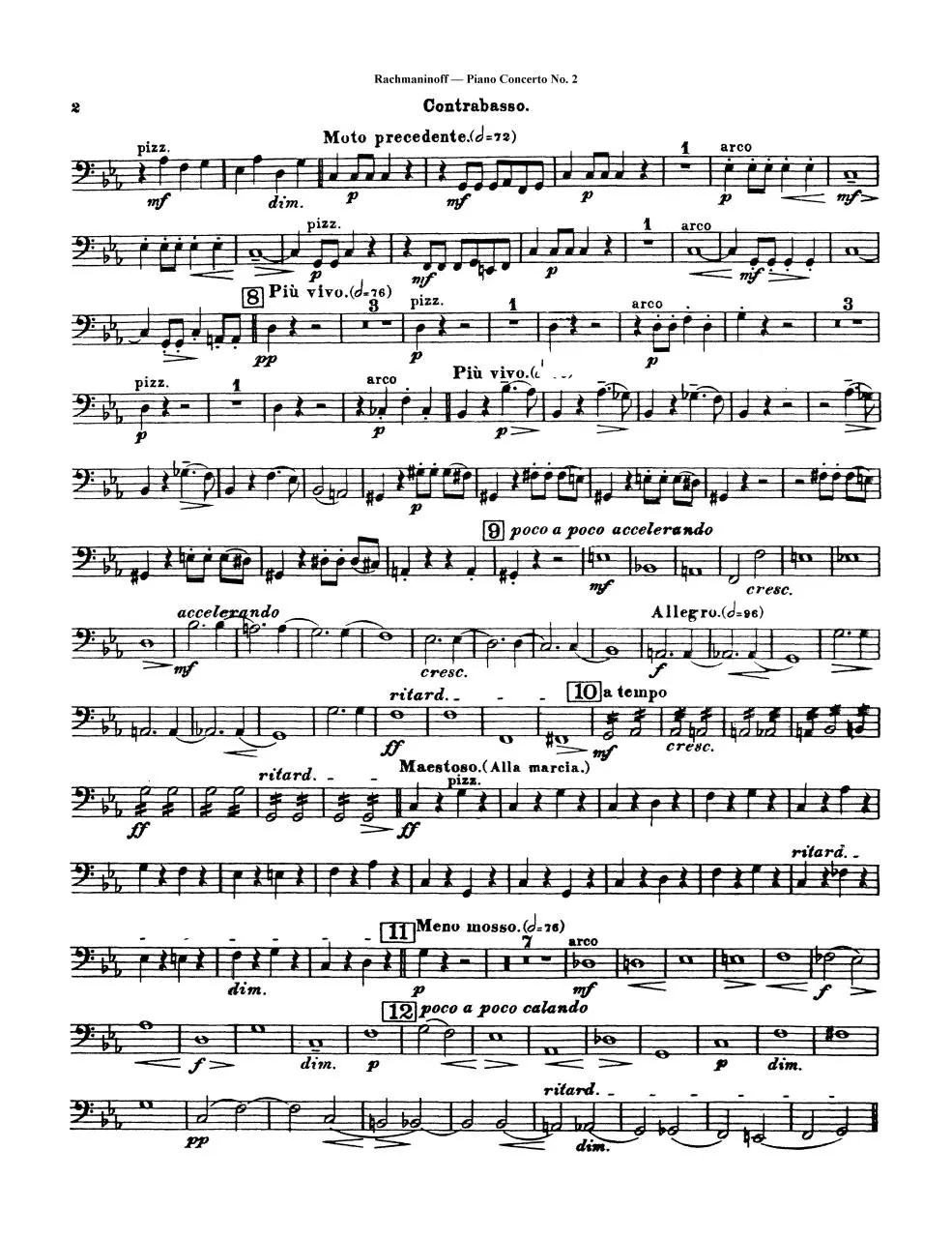 Page 2 of 7, Rach 2 Bass