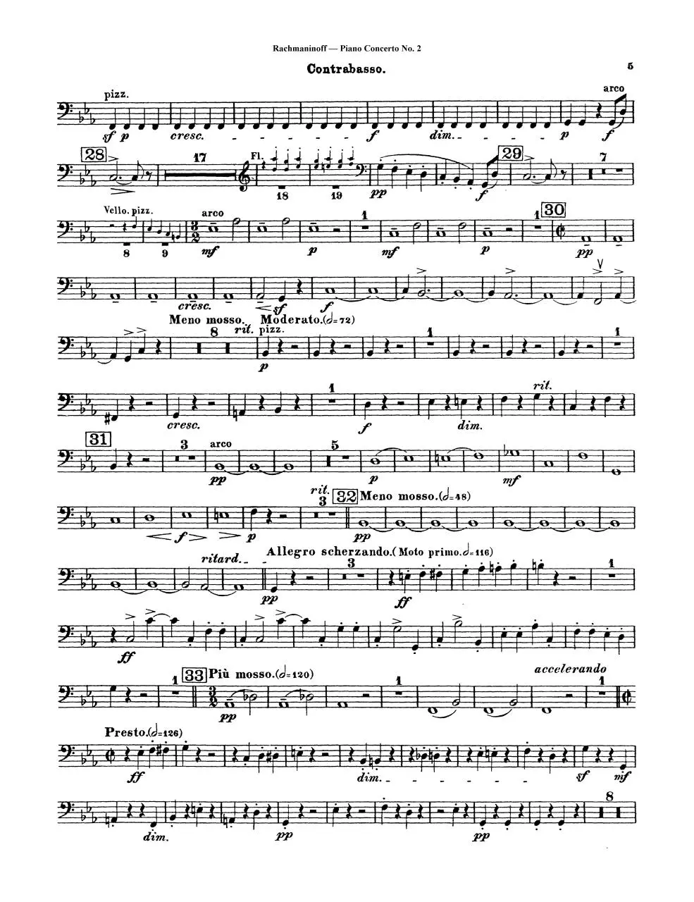 Page 5 of 7, Rach 2 Bass