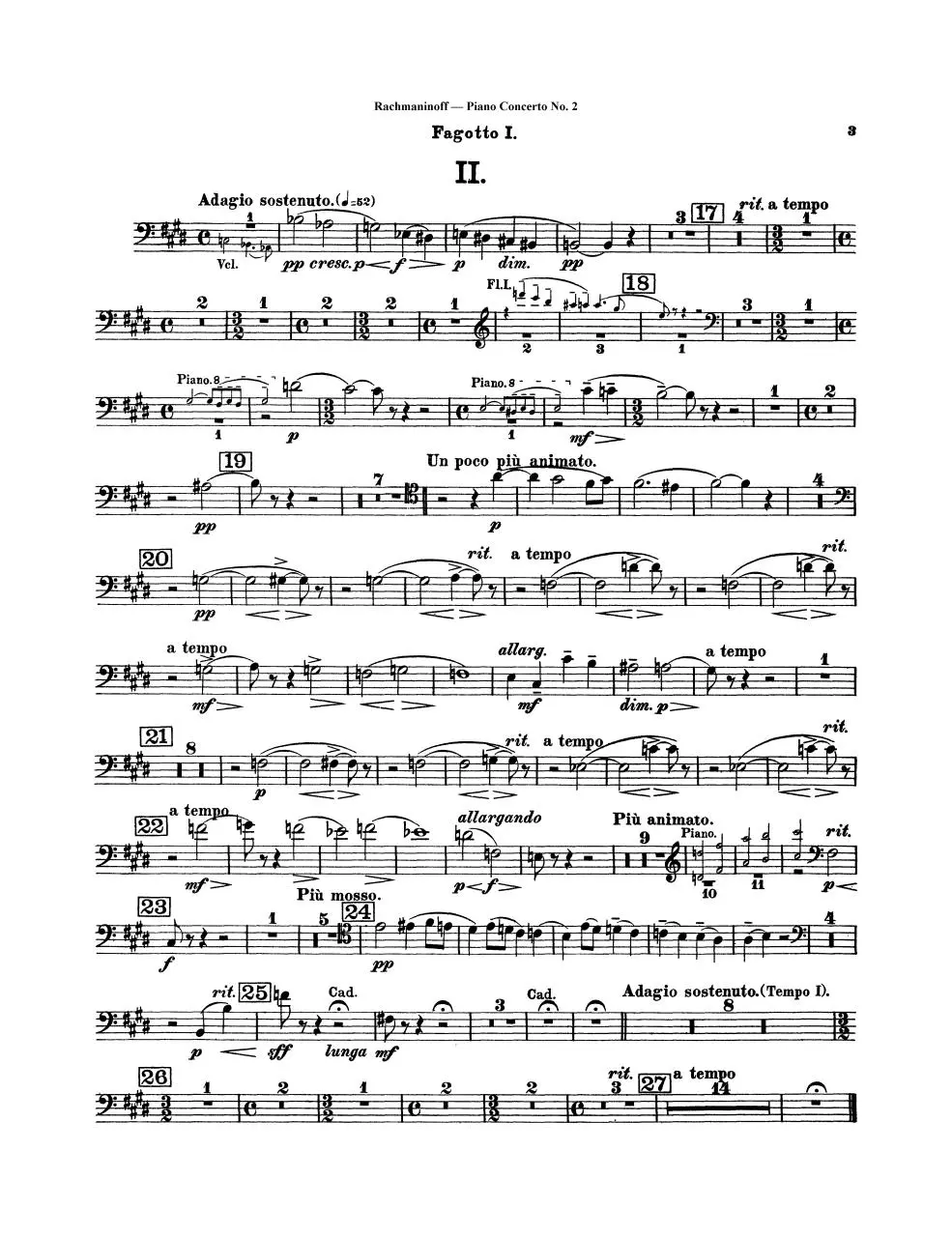 Page 3 of 12, Rach 2 Bassoons