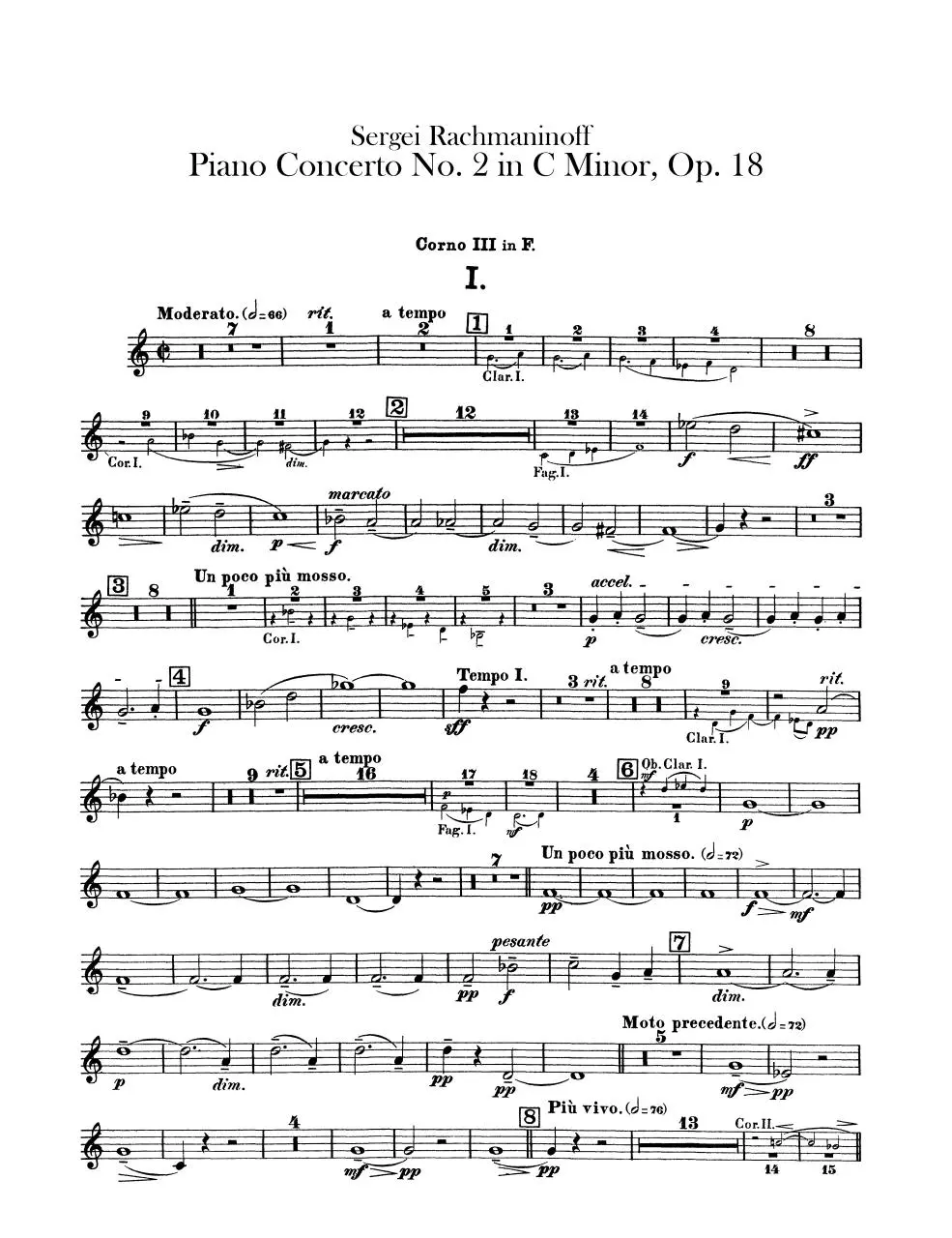 Page 1 of 10, Rach 2 Horns 3+4