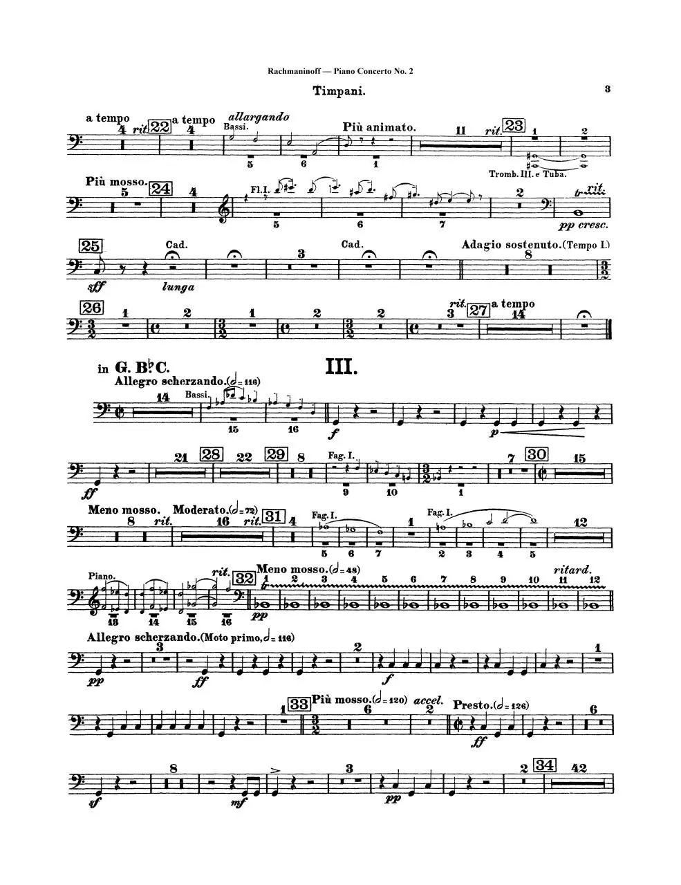 Page 3 of 6, Rach 2 Timps + Percussion