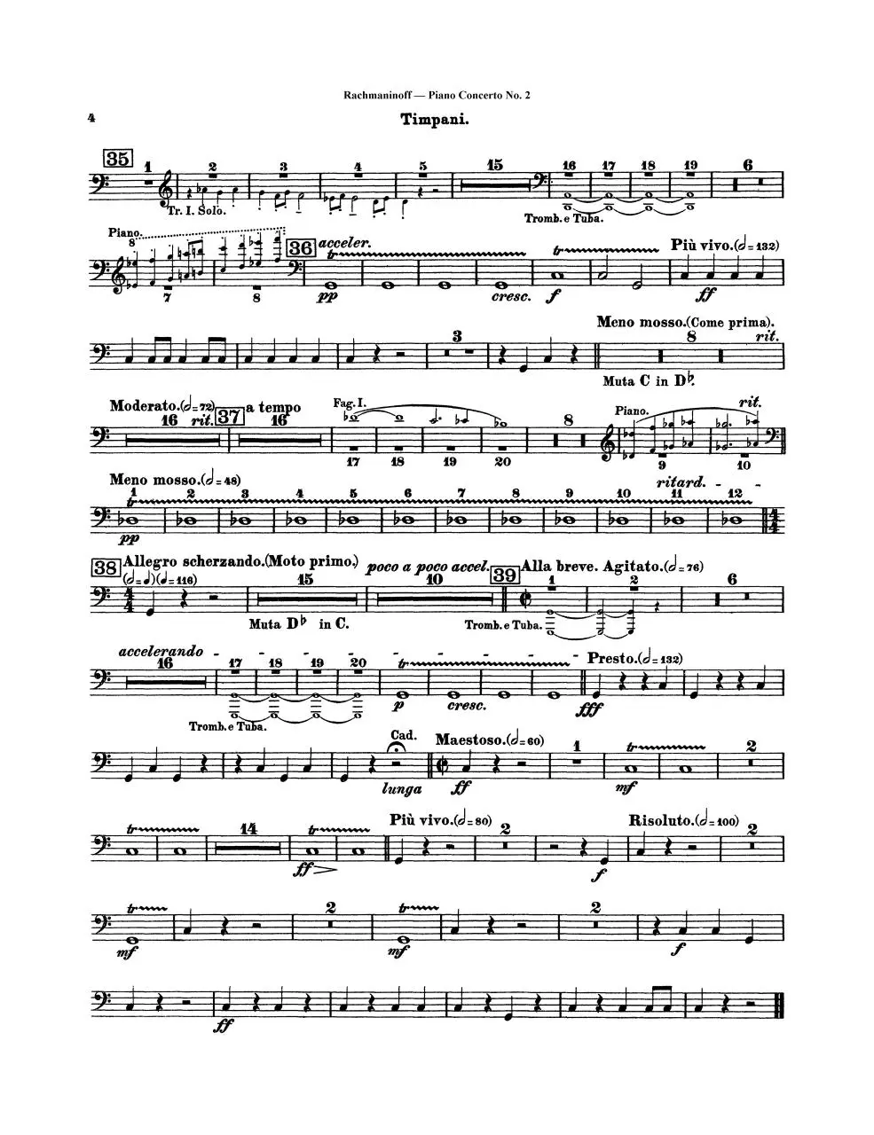 Page 4 of 6, Rach 2 Timps + Percussion