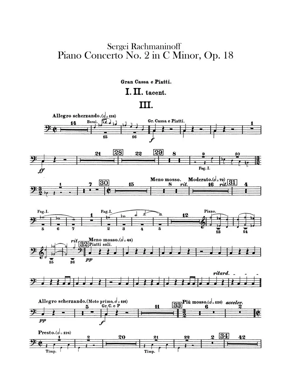 Page 5 of 6, Rach 2 Timps + Percussion