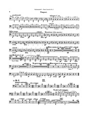 Page 2, Rach 2 Timps + Percussion