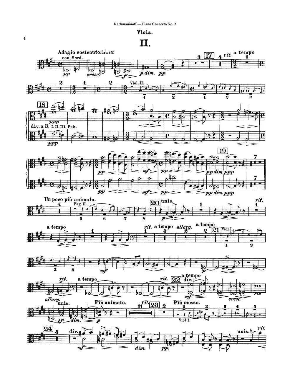 Page 4 of 8, Rach 2 Viola