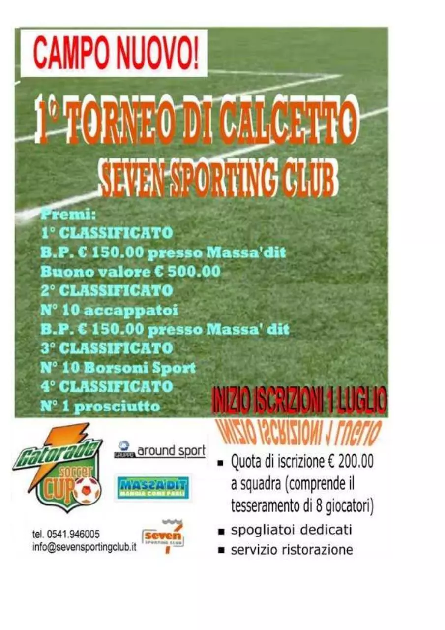 Page 1 of 1, 1° Torneo C5 Seven