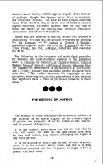 Page 2, Lysander Spooner Science of Justice