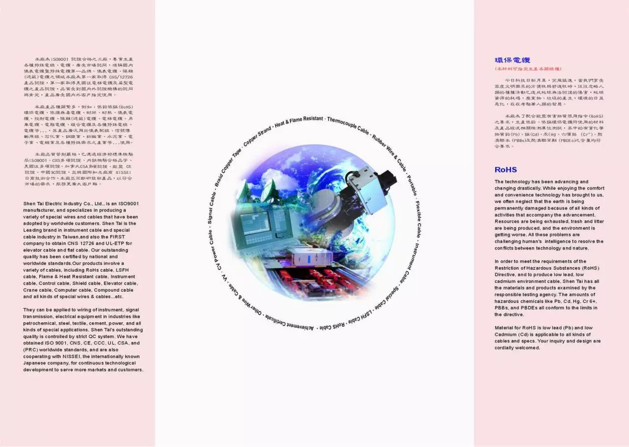 Page 3 of 21, Complete CATALOGUE (World Largest UL cable & wire manufacturer)