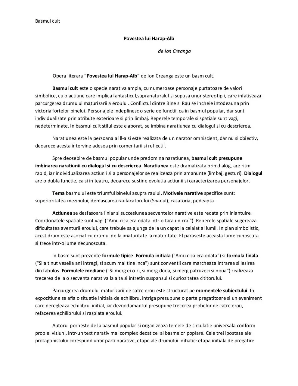 Page 1 of 4, Povestea lui Harap Alb