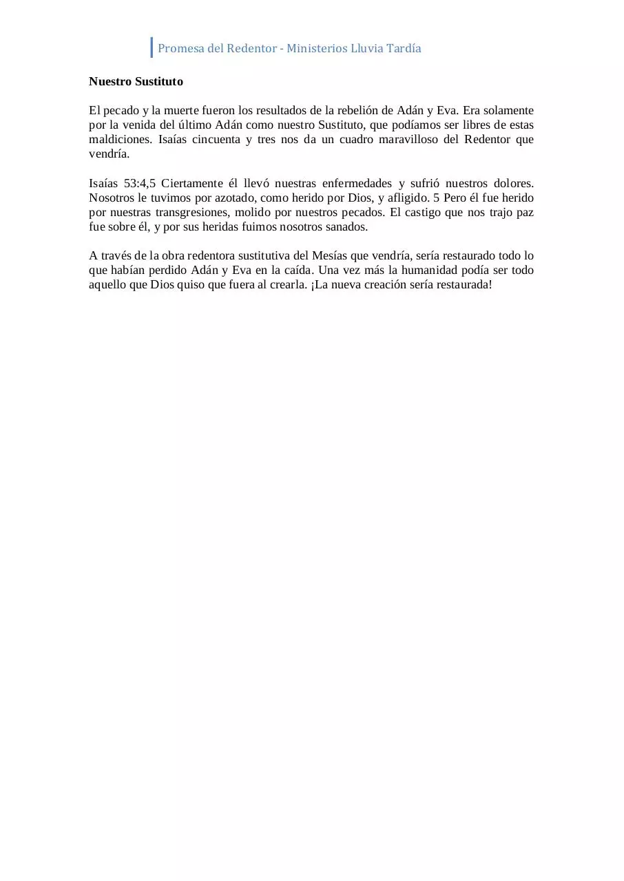 Page 2 of 2, Promesa Del Redentor