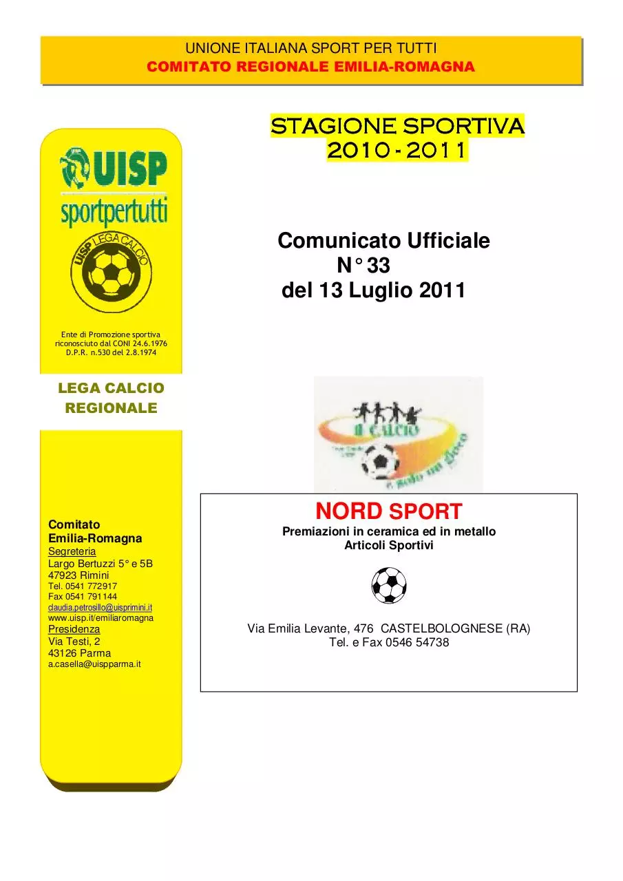 Page 1 of 14, C.U. n.33