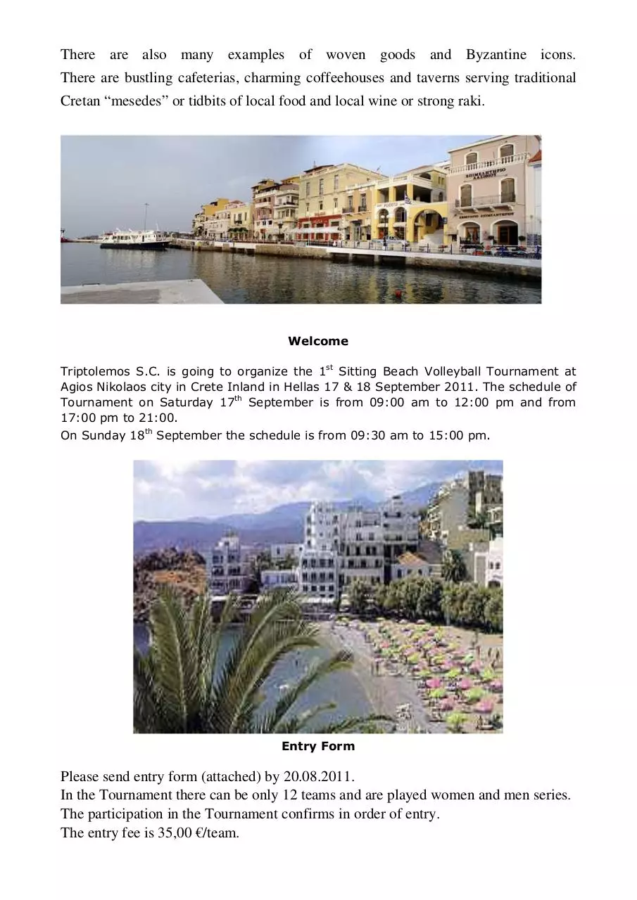 Page 3 of 8, 1st Triptolemos Sitting Beach Volleyball Tournament