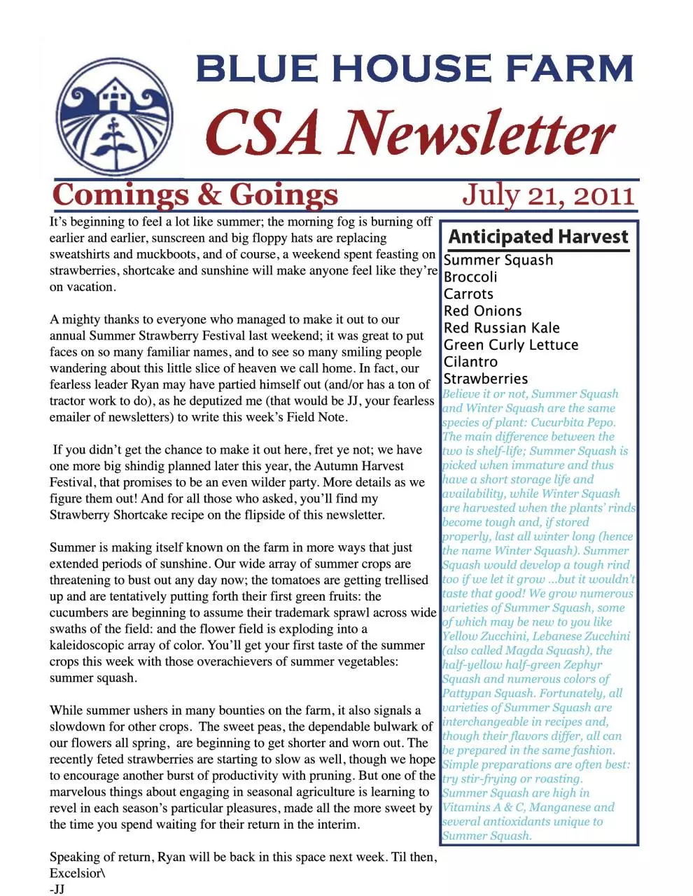 Page 1 of 2, 07.21 Newsletter Page