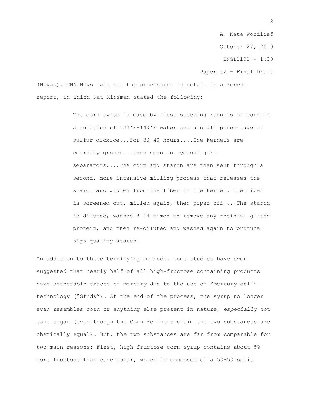 Page 2 of 5, High Fructose, Highly Frightening