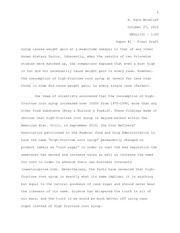 Page 5, High Fructose, Highly Frightening