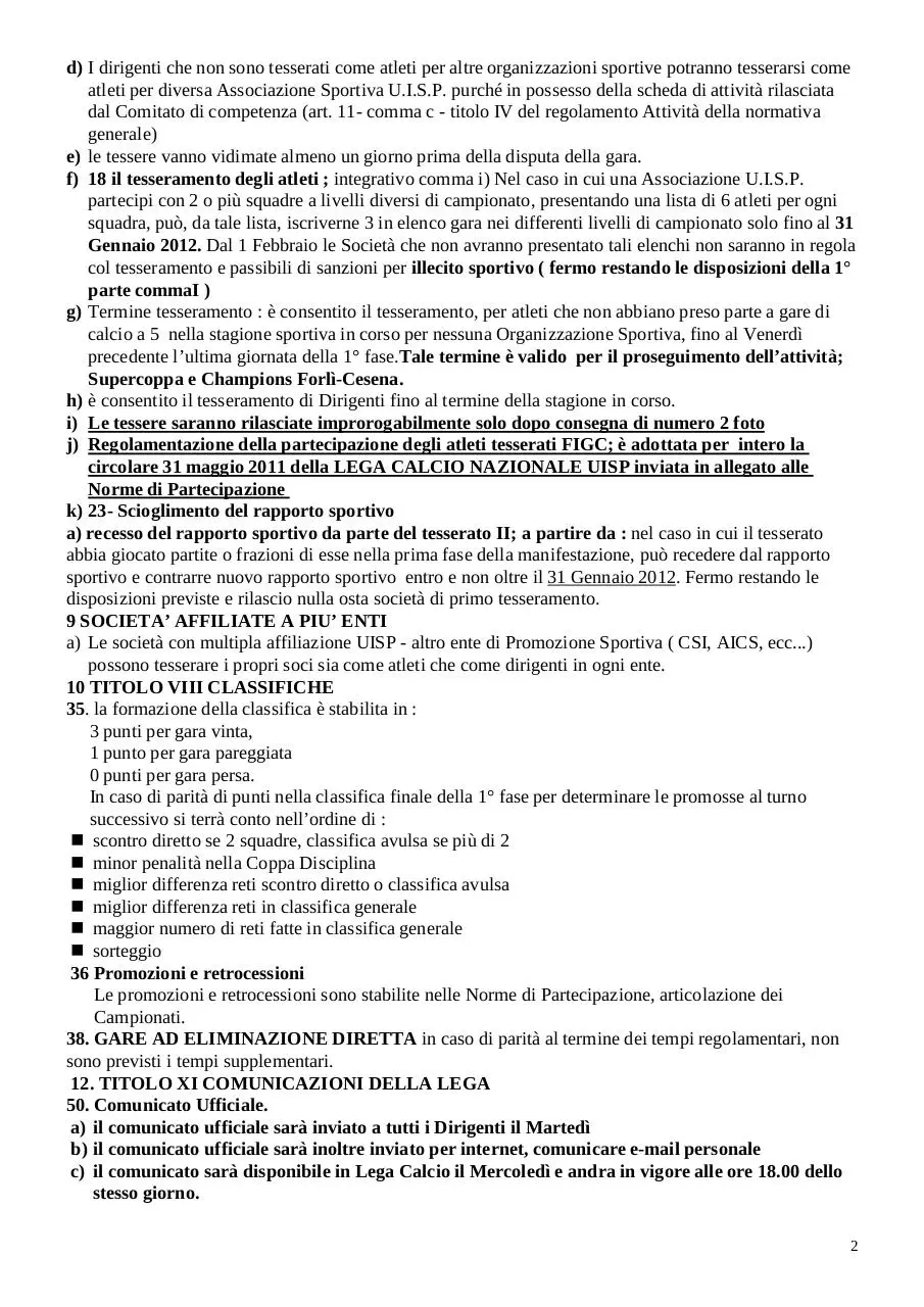 Page 2 of 22, C5 materiale iscrizione S.S. 2011 2012