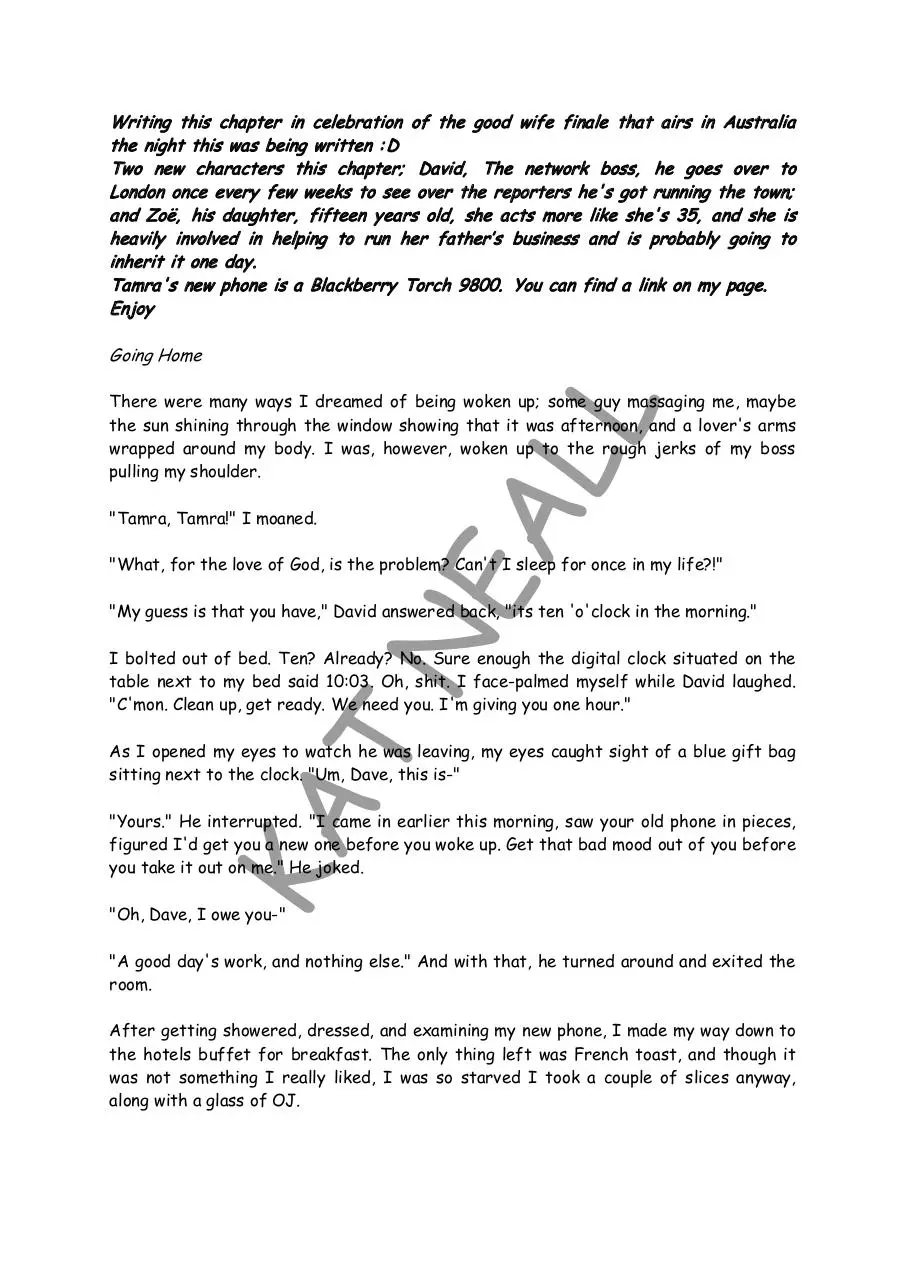 Page 1 of 3, Going Home