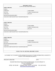 Page 2, JOB APPLICATION