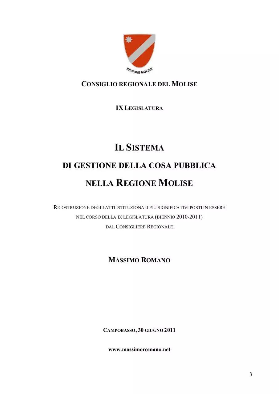 Page 3 of 65, Versione con copertina sistema di gestione della cosa pubblica